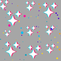 seamless pattern with stars