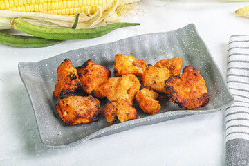 Indian cuisine - Fish Tikka barbecue