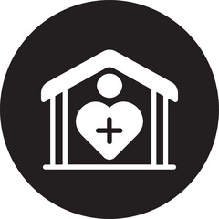 insurance glyph icon