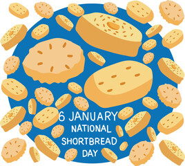 National walkers shortbread day is celebrated every year on 6 january.