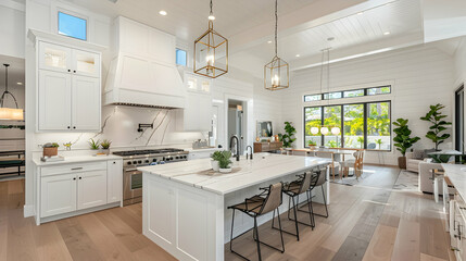 Modern style conceptual interior design 3d illustration