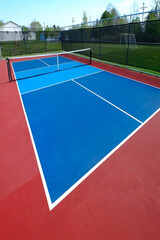 Empty Pickleball sports court in Venice, FL. Created 11.28.24