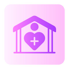 insurance gradient icon
