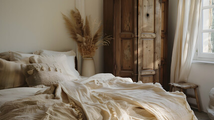 Modern style conceptual interior design 3d illustration