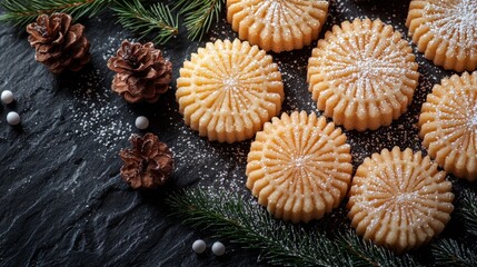 Fototapeta premium A bunch of cookies that are on a table
