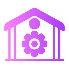 renovation gradient icon
