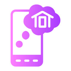 conversation gradient icon