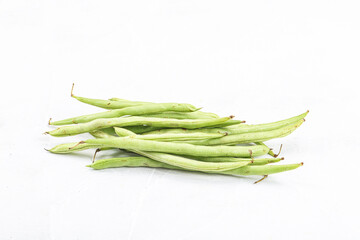 Raw fresh young green bean