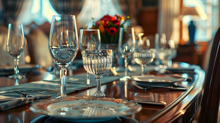 Modern style conceptual interior design 3d illustration