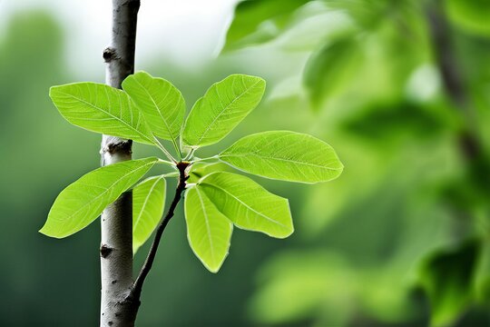 green asha medium sized tree with a rounded crown and compound l