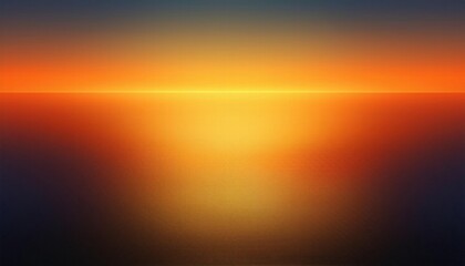 Fiery Sunset Over Calm Ocean 