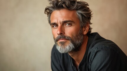 Obraz premium The Handsome Bearded Man