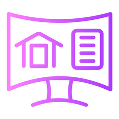 computer gradient icon