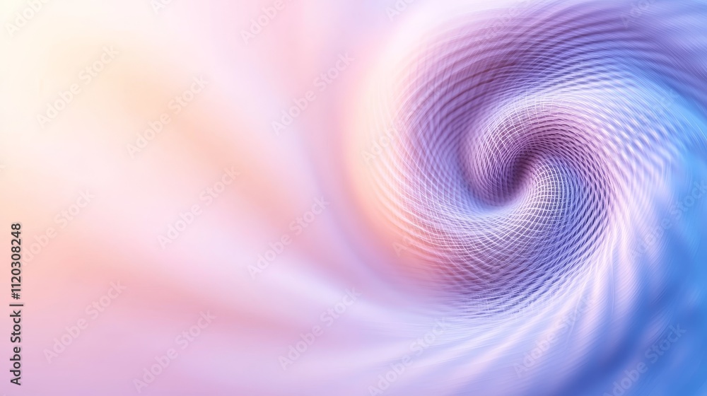 Poster colorful abstract swirl background with soft gradients and smooth flowing design for creative projec