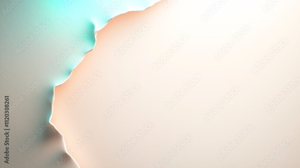 Poster abstract background with torn paper effect and soft light for creative design and artistic presentat