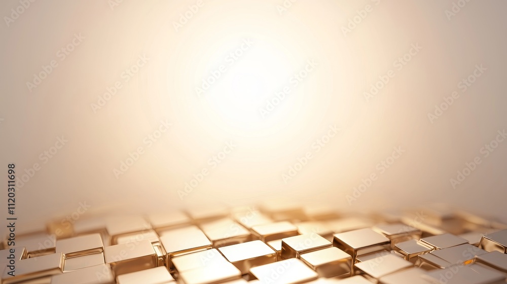 Aufkleber elegant golden background with soft lighting and subtle texture for modern design projects and creat