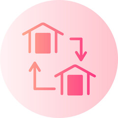 transfer gradient icon