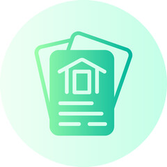 brochure gradient icon