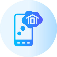 conversation gradient icon