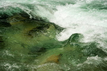 Beautiful Vintgar canyon in Slovenia