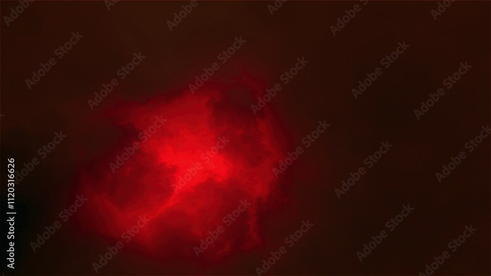 Poster this artwork features a mysterious red light that creates an abstract and captivating atmosphere. mo