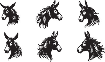 Minimal Mule Logos for Modern Branding
