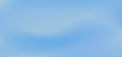 Abstract blue background with blur and gradient. Vector horizontal sky-colored background for the design of banners, websites, presentations and flyers.