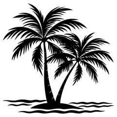 palm tree silhouette