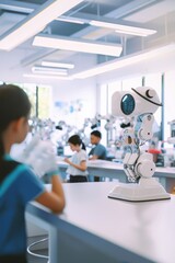 STEM Education with AI-Powered Engineering Program in Modern Lab Setting