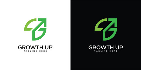 Minimal arrow logo vector design symbol. Business arrow design template