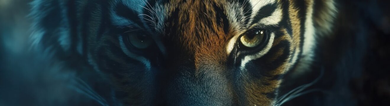 Majestic Tiger Close Up Reveals Powerful Eyes