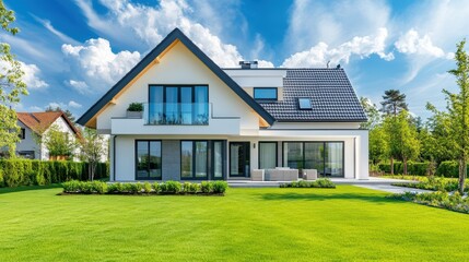 Fototapeta premium The Modern Architectural Home
