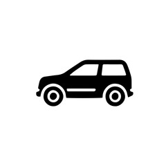 Fototapeta premium Simple Vector Icon of a car – Logo Design Illustration