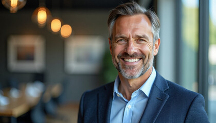 Fototapeta premium Successful Business Leader Portrait