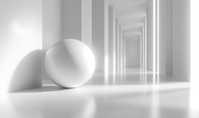 Abstract 3D Background, Generative AI
