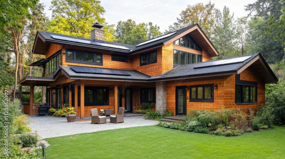 Poster sustainable building construction involves the use of materials and practices that minimize environm
