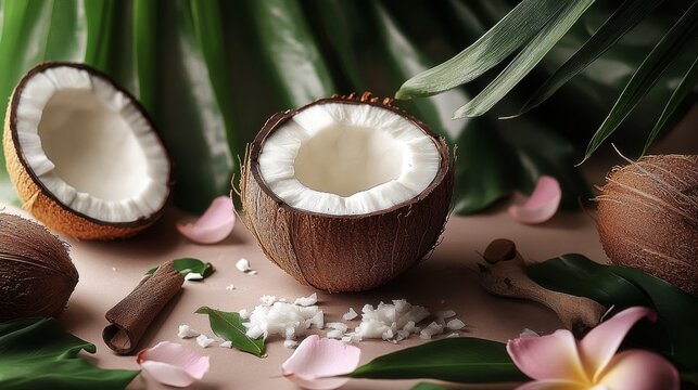 El coco y sus variables de utilización en la industria, diferentes utilidades en la salud del ser humano y Cosme