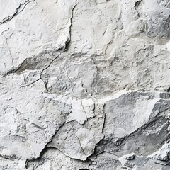 Naklejka premium Cracked white rock surface with intricate details