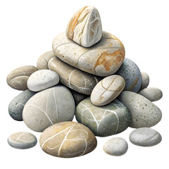 stone04 river stone rock stone boulder mountain clay ore nature earth transparent background cutout