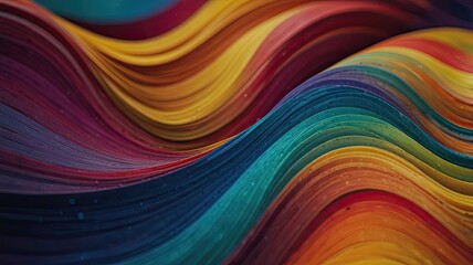 Obraz premium Colorful abstract background with wavy lines