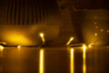 Blur Xmas backdrop. Abstract light background with Christmas mood. Defocused blur color. Xmas winter holiday. Happy new 2025 year. Blurred Christmas background. Defocused abstraction. December