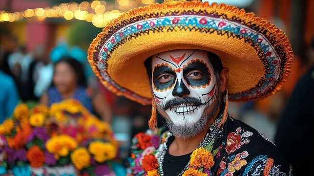 Fiesta mexicana, d&iacute;a de los muertos y de las carabelas