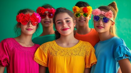 Niños woke, con vestuarios coloridos. Progresismo y modernidad decadente.