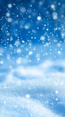 Fototapeta premium Winter Wonderland: Sparkling Snow Background