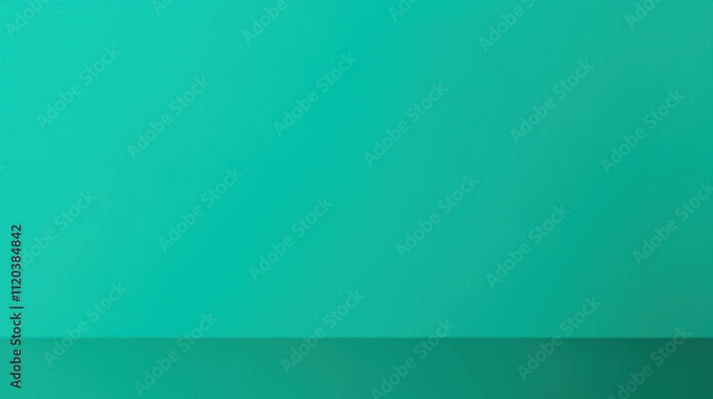 Poster vibrant turquoise background with soft texture ideal for creative projects, presentations, and moder