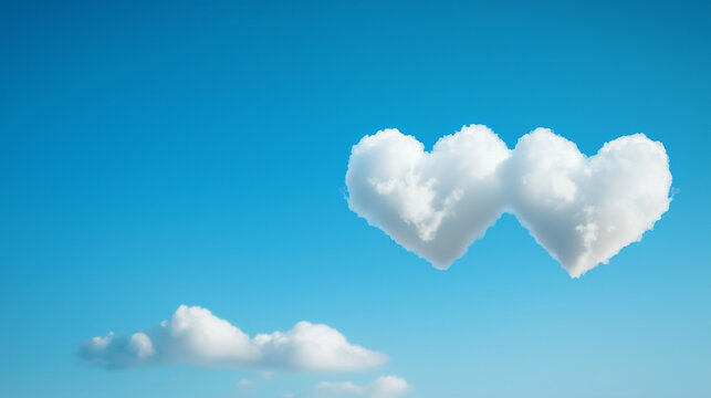 heart shaped clouds