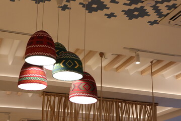 Discover Stylish Pendant Lights with unique Patterned Shades for Modern Interiors, adding elegance