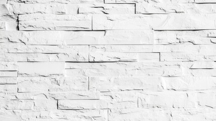 Fototapeta premium Textured white stone wall indoor setting photographic content minimalist environment close-up view modern design inspiration