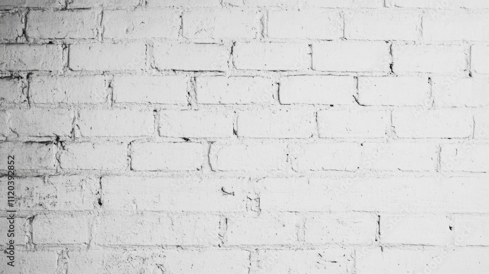 Poster white brick wall texture urban setting background image minimalistic environment close-up viewpoint 
