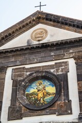 Vietri sul Mare from a drone, Amalfi Coast, Salerno, Campania, Italy